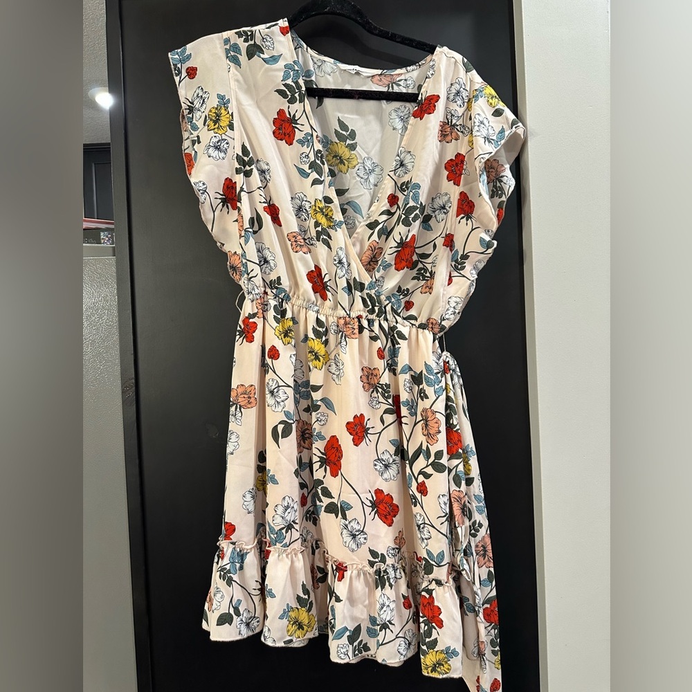 BB Dakota Multicolor Floral Mini Dress